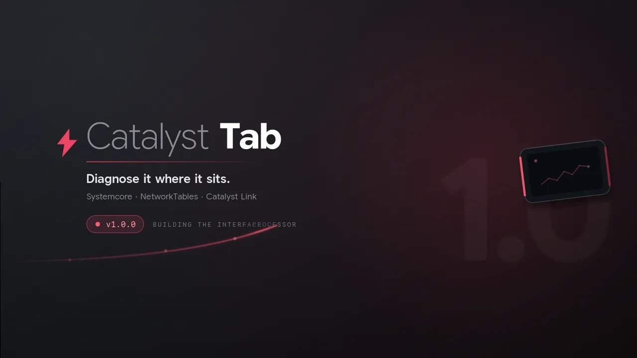 Catalyst Tab 1.0: diagnose it where it sits